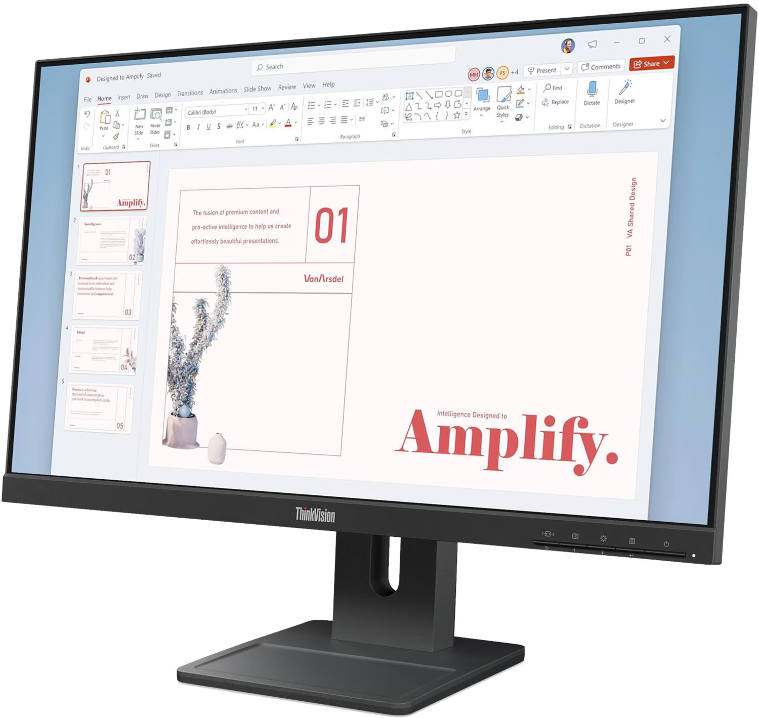 Монітор 23.8" LENOVO ThinkVision E24-40 (64BAMAT1UA)фото