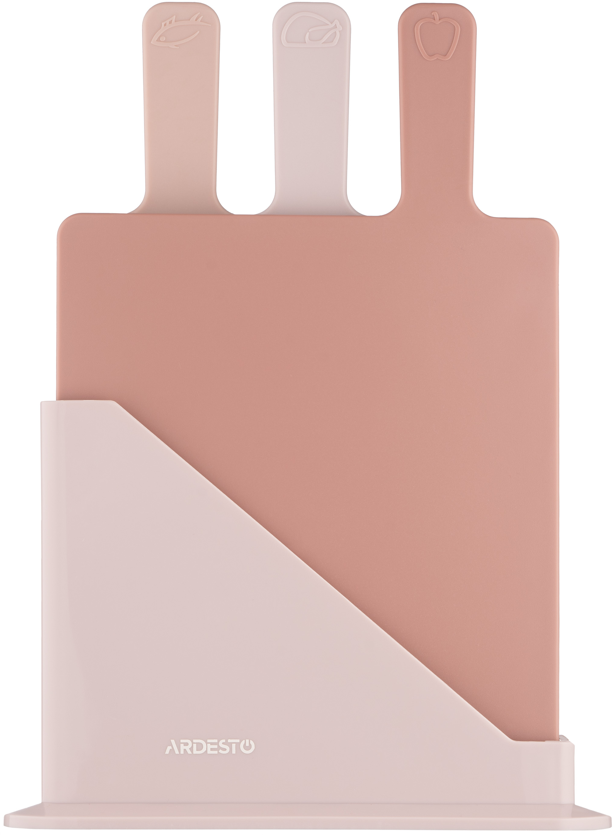 Набор досок кухонных на подставке ARDESTO Fresh, 3шт, 24.1х33х7.9см (AR1403BB) фото 2