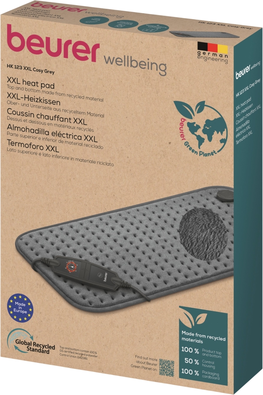 Електрогрілка Beurer HK 123 XXL GREEN PLANETфото3