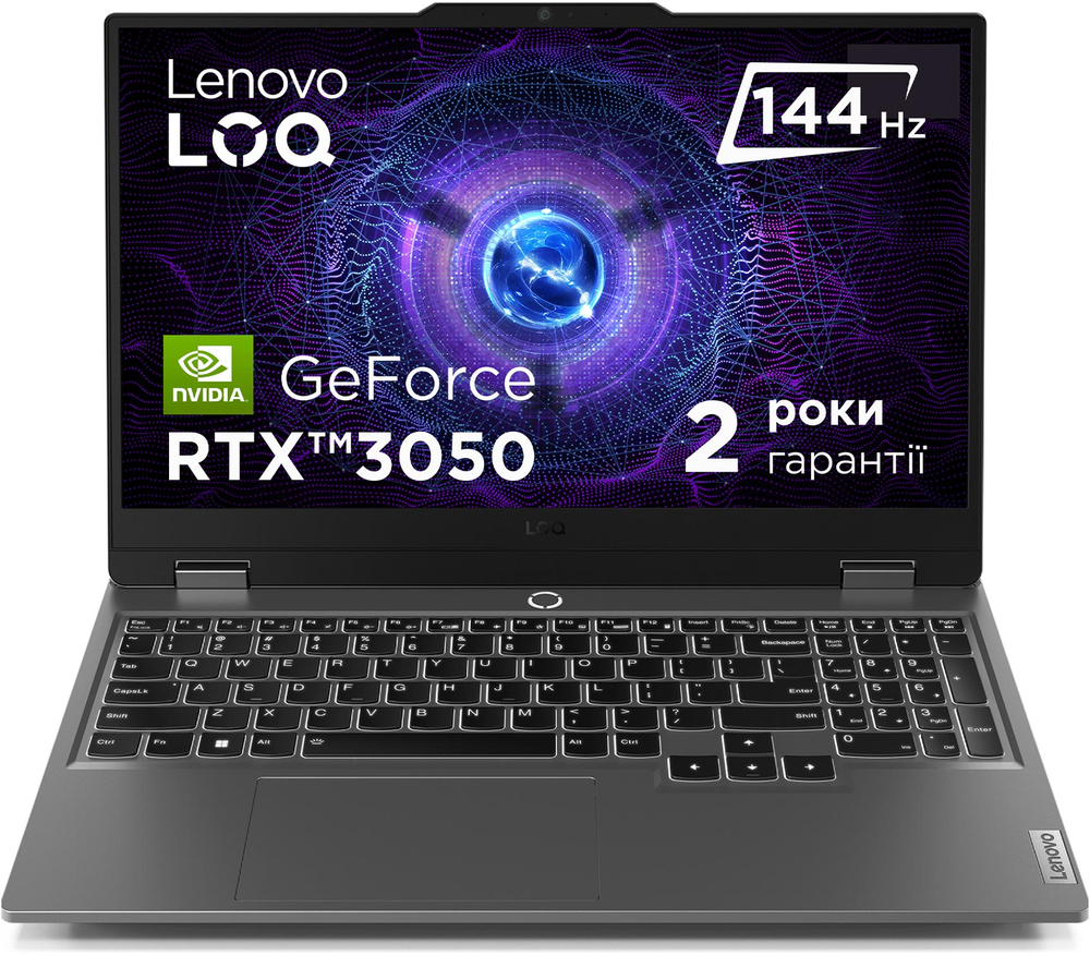 Ноутбук LENOVO LOQ 15IAX9 Luna Grey (83GS00UMRA) фото 2