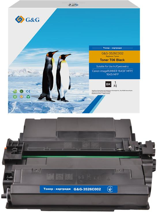 Картридж G&amp;G для Canon T06 iR1643 series Black (18000 стр) (G&amp;G-3526C002) фото 