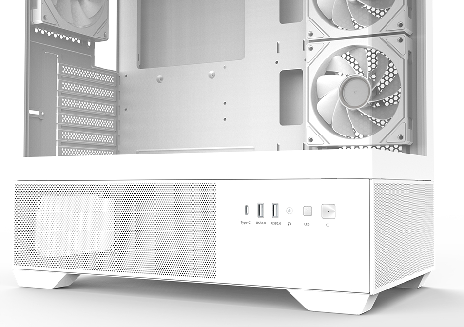 Корпус Zalman Chronix V2 без БП (CHRONIXV2WHITE) фото 