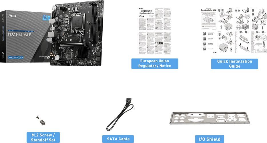 Материнcька плата MSI PRO H610M-E (911-7D48-075)фото6