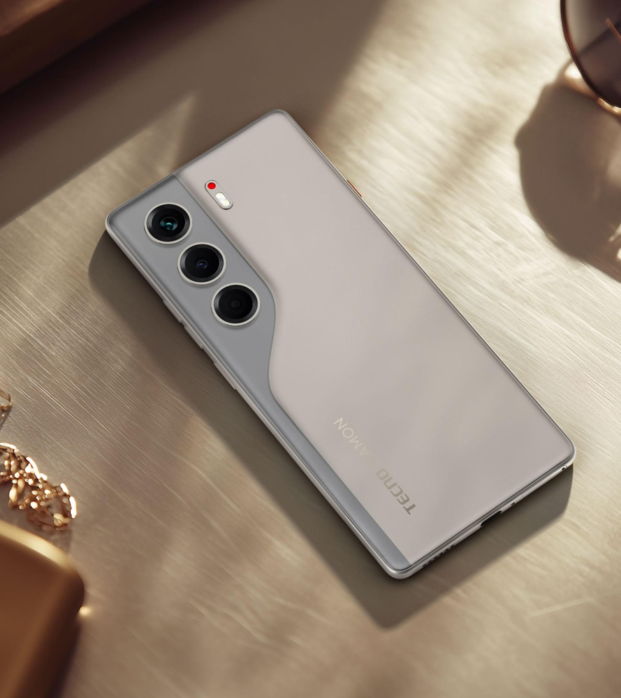 Смартфон TECNO Camon 40 (CM5) 8/128Gb Sandy Titanium (4894947100109)фото