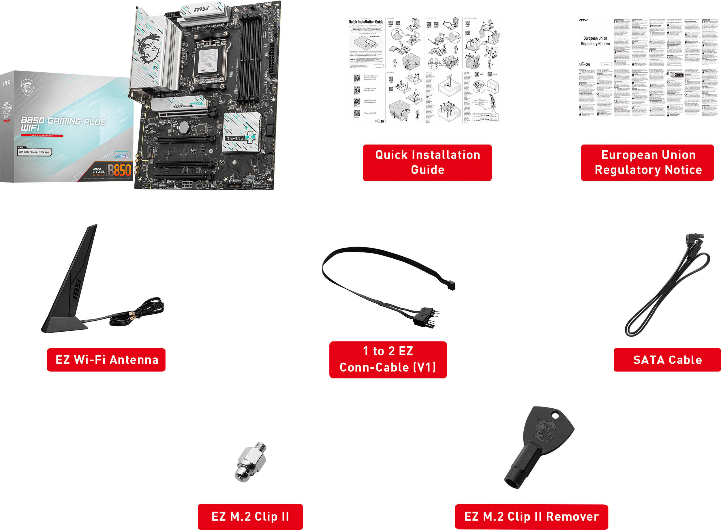 Материнcкая плата MSI B850 GAMING PLUS WIFI (911-7E56-014) фото 7