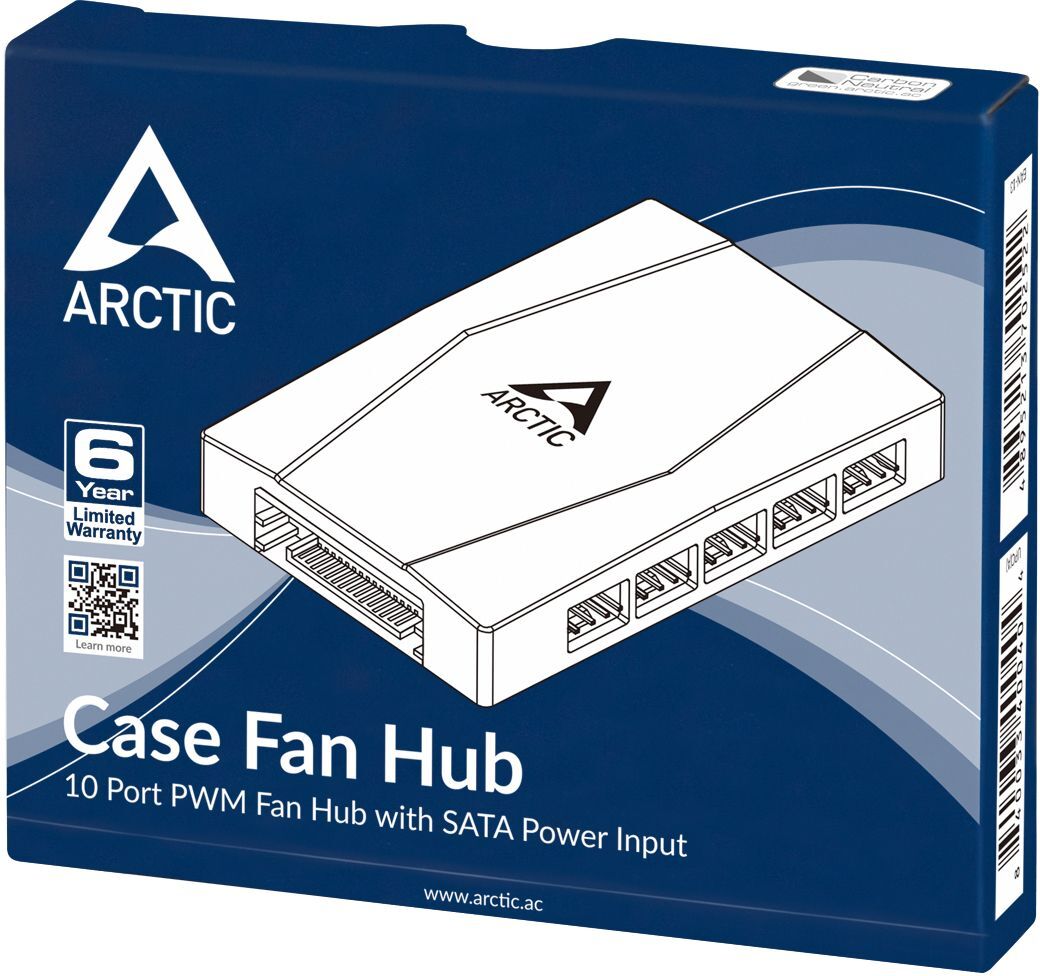 Контроллер для вентиляторов ARCTIC Case Fan Hub (ACFAN00175A) фото 