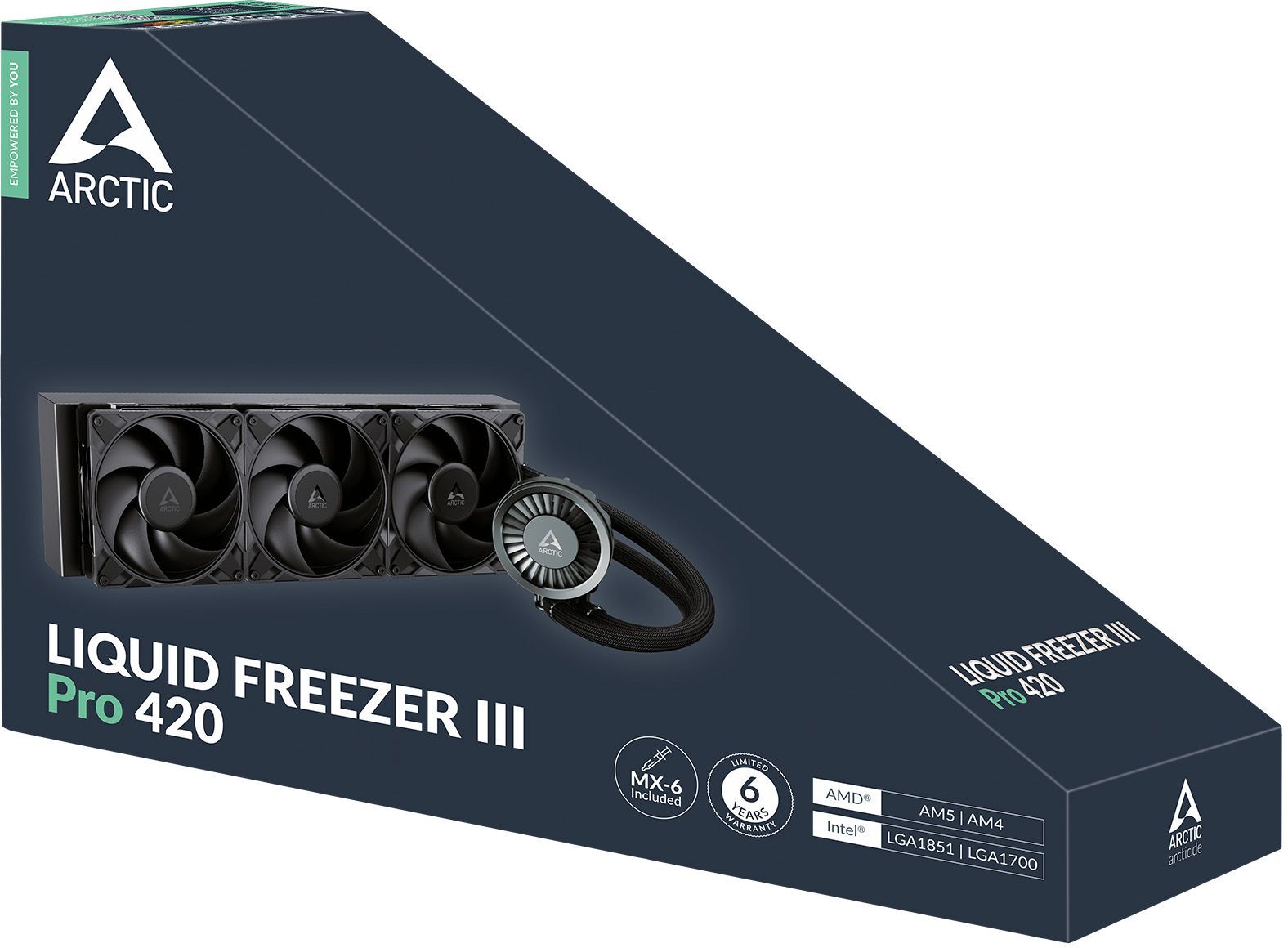 Процесcорный кулер ARCTIC Liquid Freezer III Pro 420 Black (ACFRE00181A) фото 6