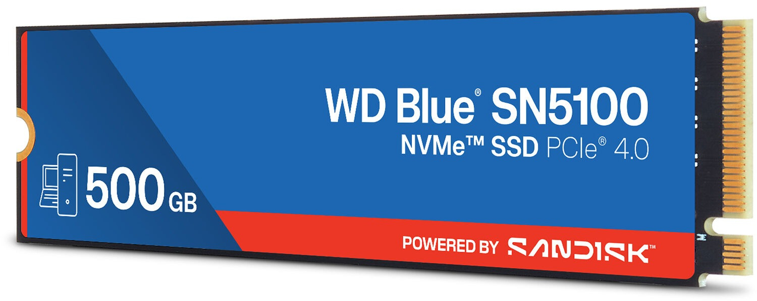 SSD накопичувач WD Blue SN5100 500GB (WDS500G5B0E-00CPE0)фото