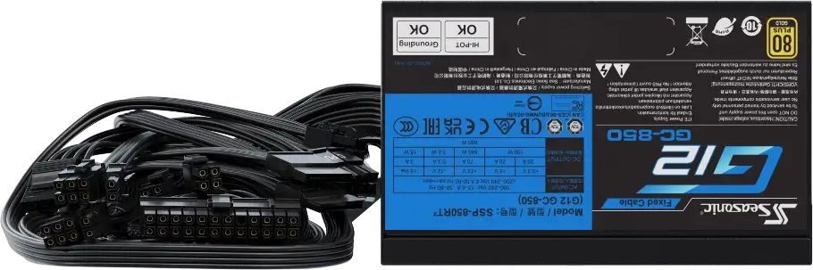 Блок питания SEASONIC 850W G12 GC-850 (G12 GC-850) фото 8