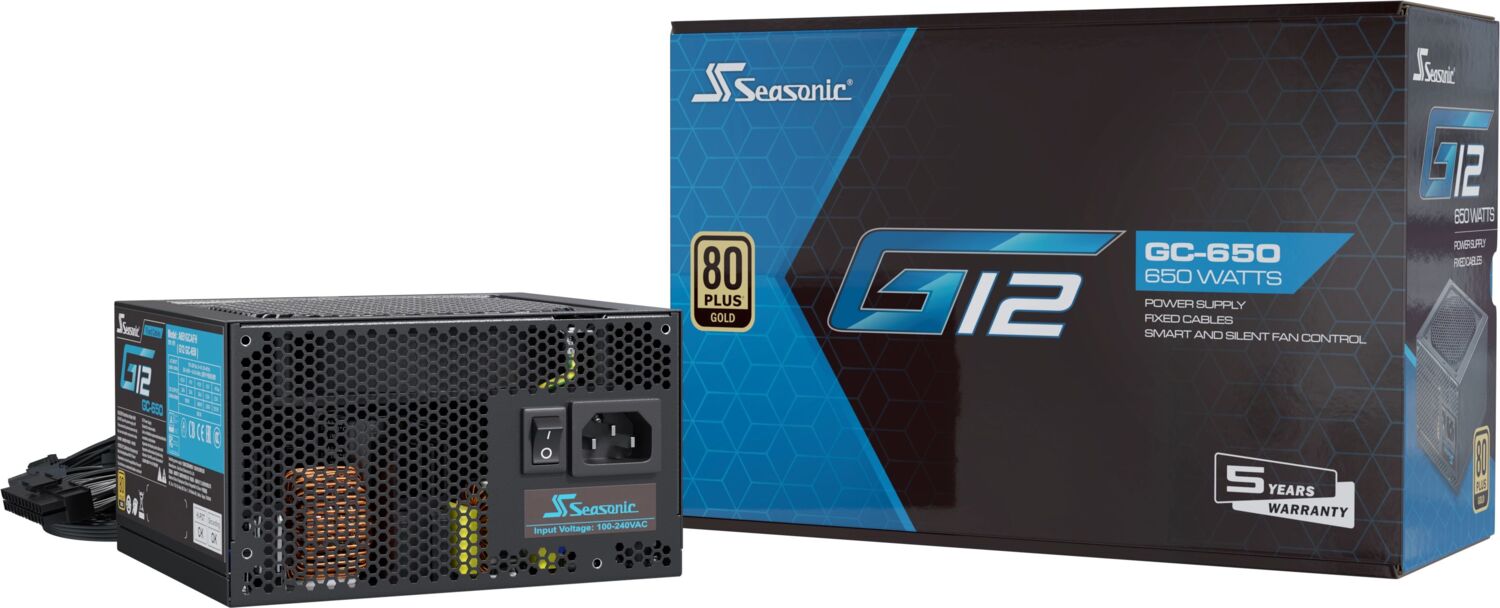 Блок живлення SEASONIC 650W G12 GC-650 (G12 GC-650)фото