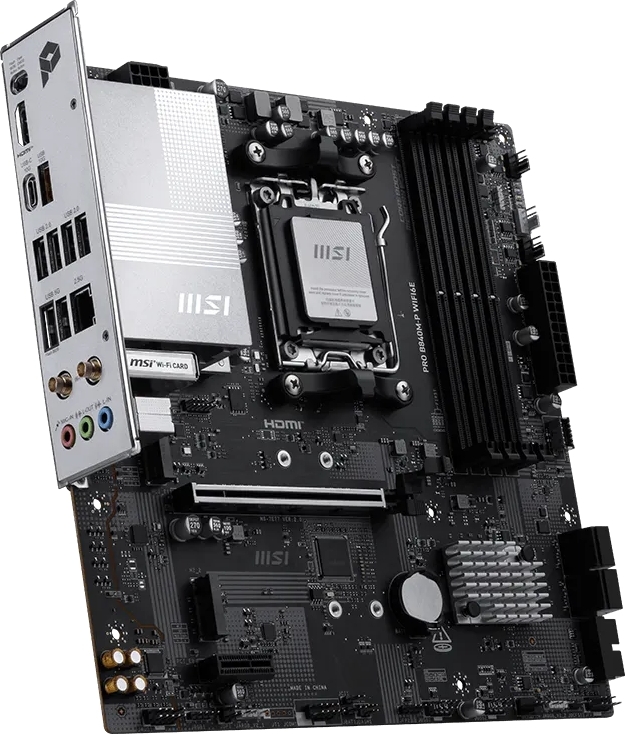 Материнська плата MSI PRO B840M-P WIFI6E (PRO_B840M-P_WIFI6E) фото3