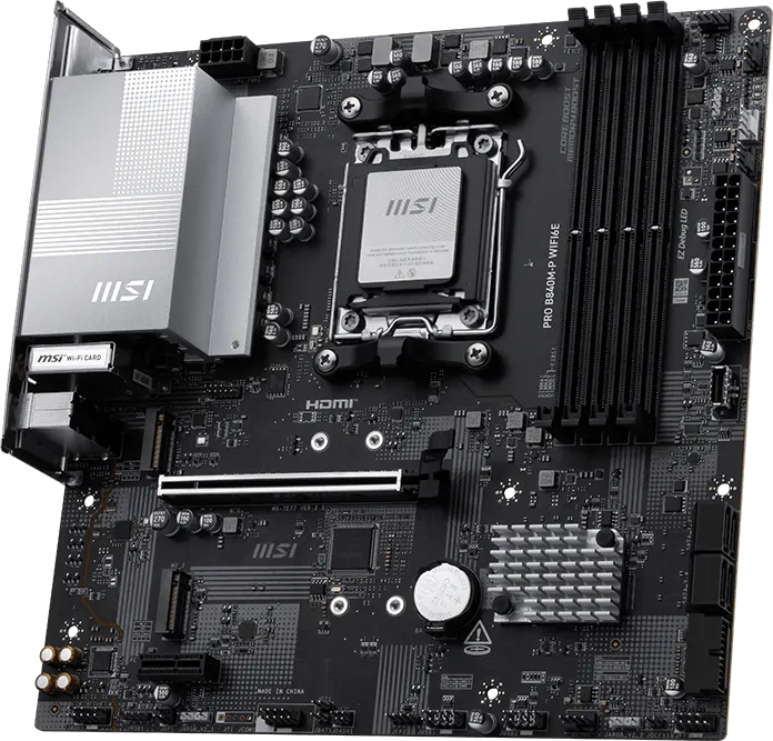Материнська плата MSI PRO B840M-P WIFI6E (PRO_B840M-P_WIFI6E) фото4