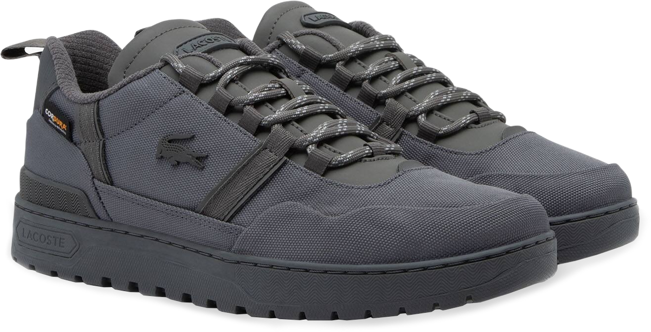 Кроссовки мужские Lacoste T-Clip Winter 750SMA0194 41 (7.5 UK) серые фото 