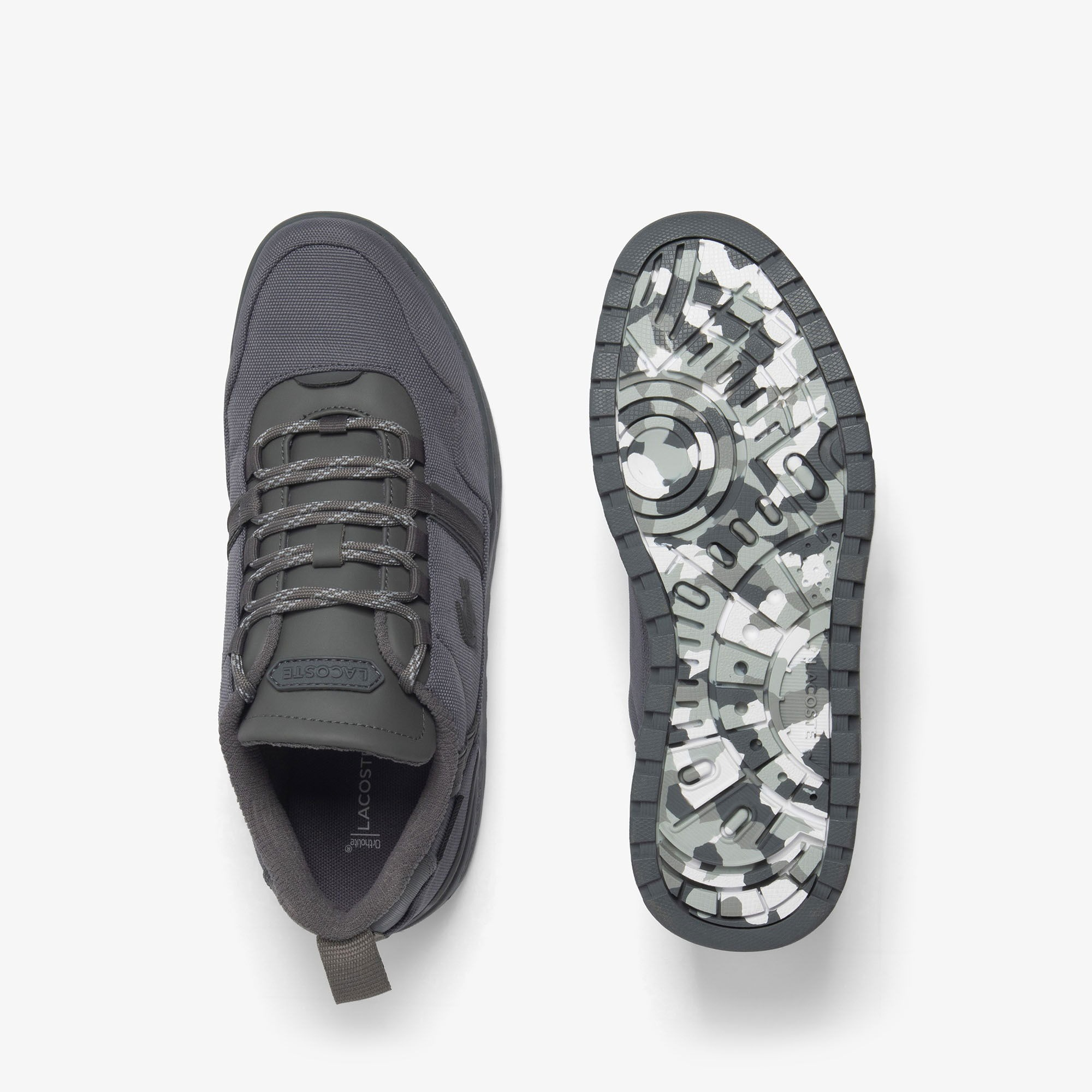 Кроссовки мужские Lacoste T-Clip Winter 750SMA0194 41 (7.5 UK) серые фото 