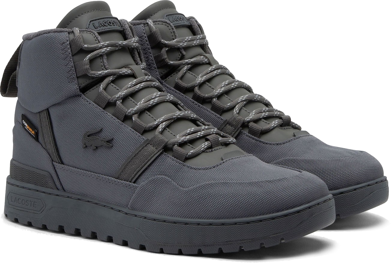 Черевики чоловічі Lacoste T-Clip Winter Mid 750SMA0195 41 (7.5 UK) сіріфото2