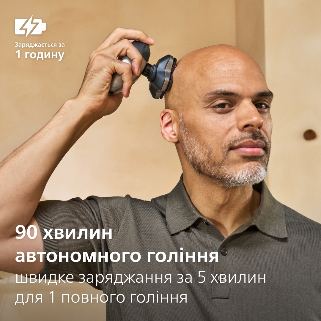 Електробритва для голови Philips HS7980/15 Pro серії 7000фото9