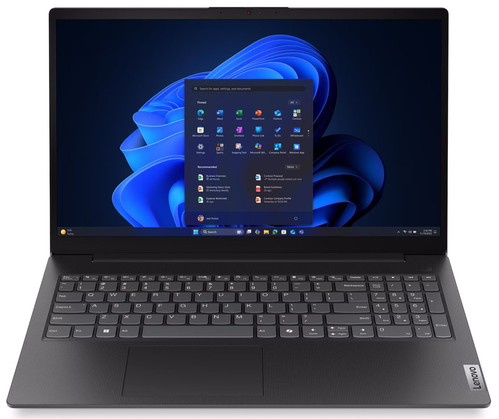 Ноутбук LENOVO V15 G6 ITN Business Black (83M4001KRA)фото2