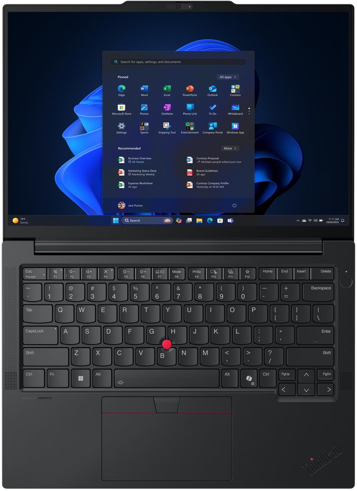 Ноутбук LENOVO ThinkPad E14 Gen 7 Eclipse Black (21T1S0P400)фото9