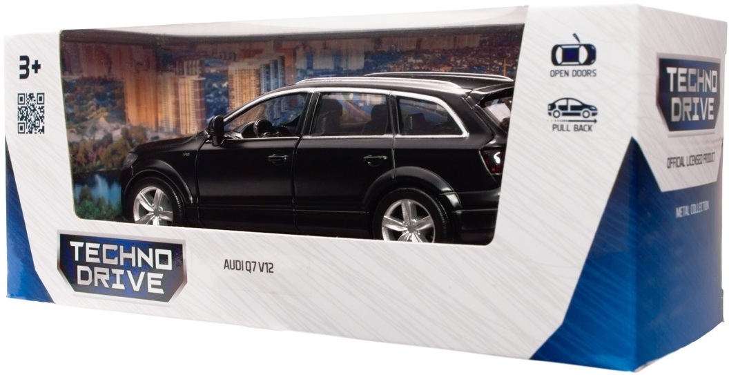 Автомодель – Audi Q7 V12 (черный) (250433U) фото 14