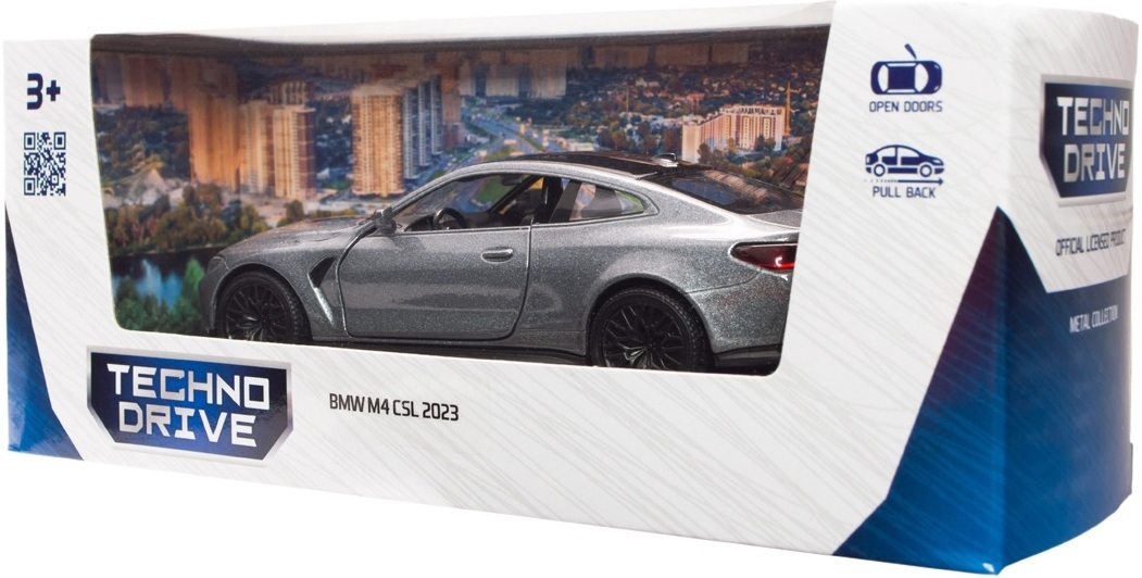 Автомодель – BMW M4 CSL 2023 (сірий) (250436U)фото14