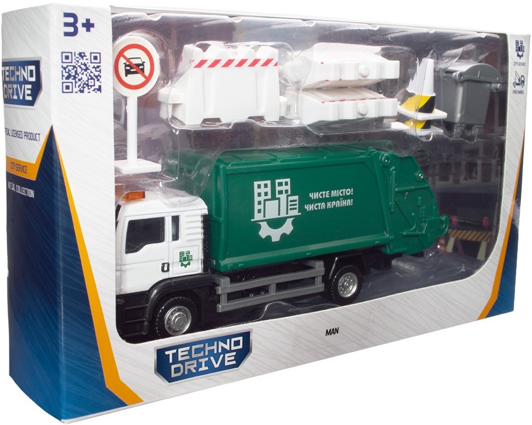 Ігровий набір – Сміттєвоз МAN (з аксесуарами) (250431U)фото11