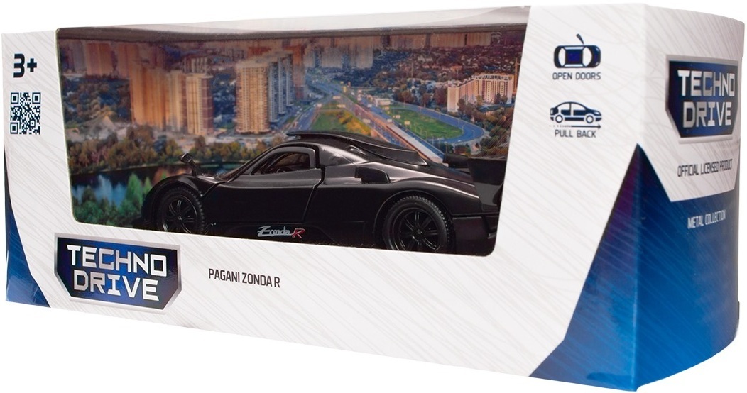 Автомодель – Pagani Zonda R (черный) (250434U) фото 