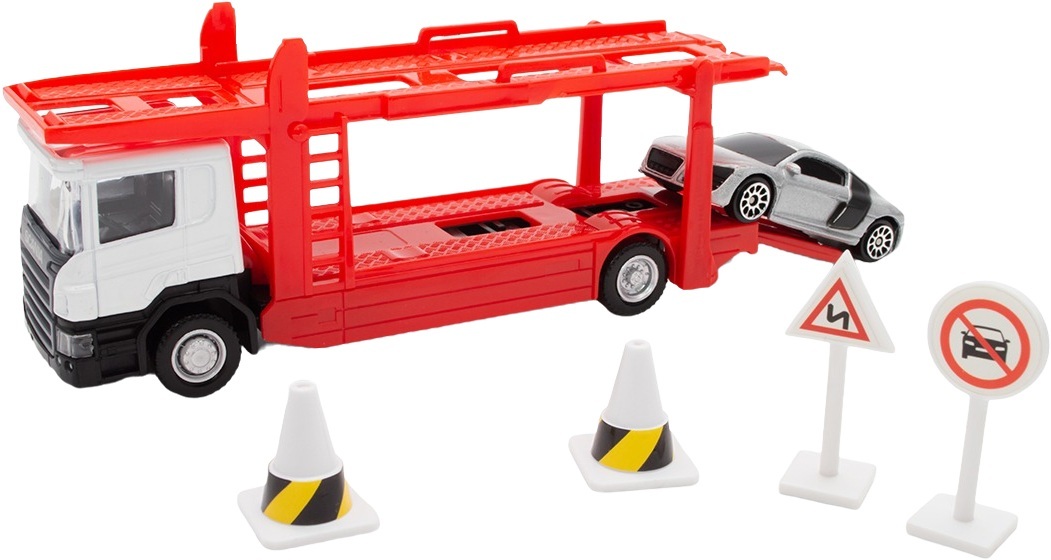 Ігровий набір – Автоперевізник Scania (автоперевізник, машина, аксесуари) (250430U)фото10