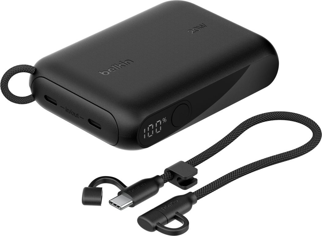 Портативний акумулятор Belkin 10000mAh, 20W USB-C Black (BPB027HQBK)фото6