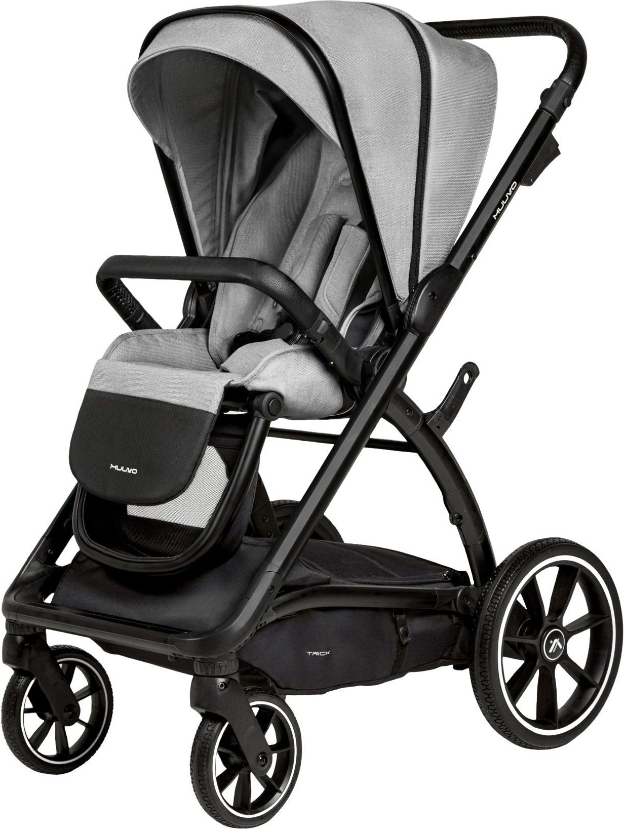 Коляска Muuvo 2в1 Trick Steel Grey (MTRICK-W-STEEL-GREY-2W1) фото 3