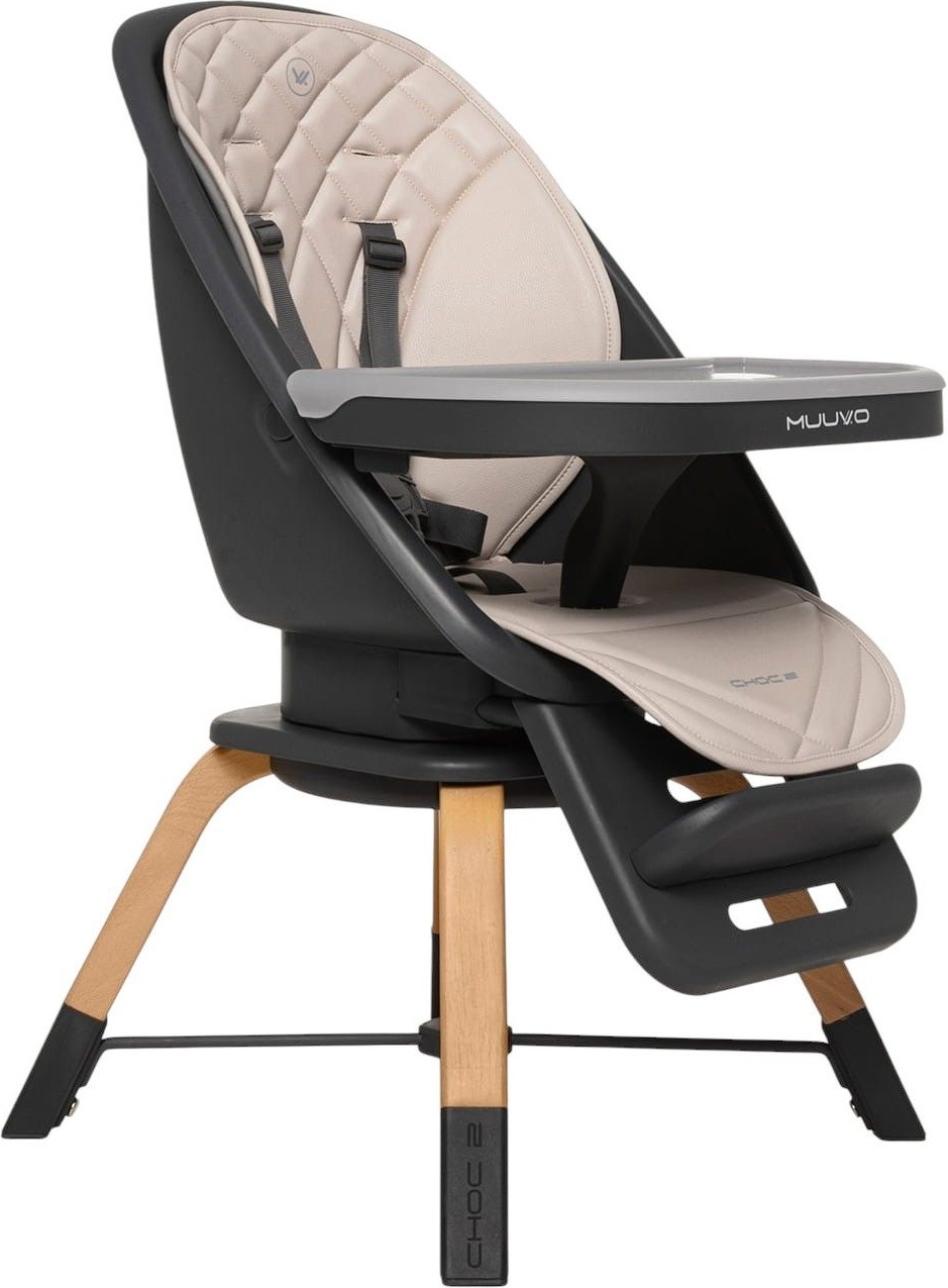 Стульчик для кормления Muuvo Choc2 Beige (M-CHOC-2-BEIGE) фото 4