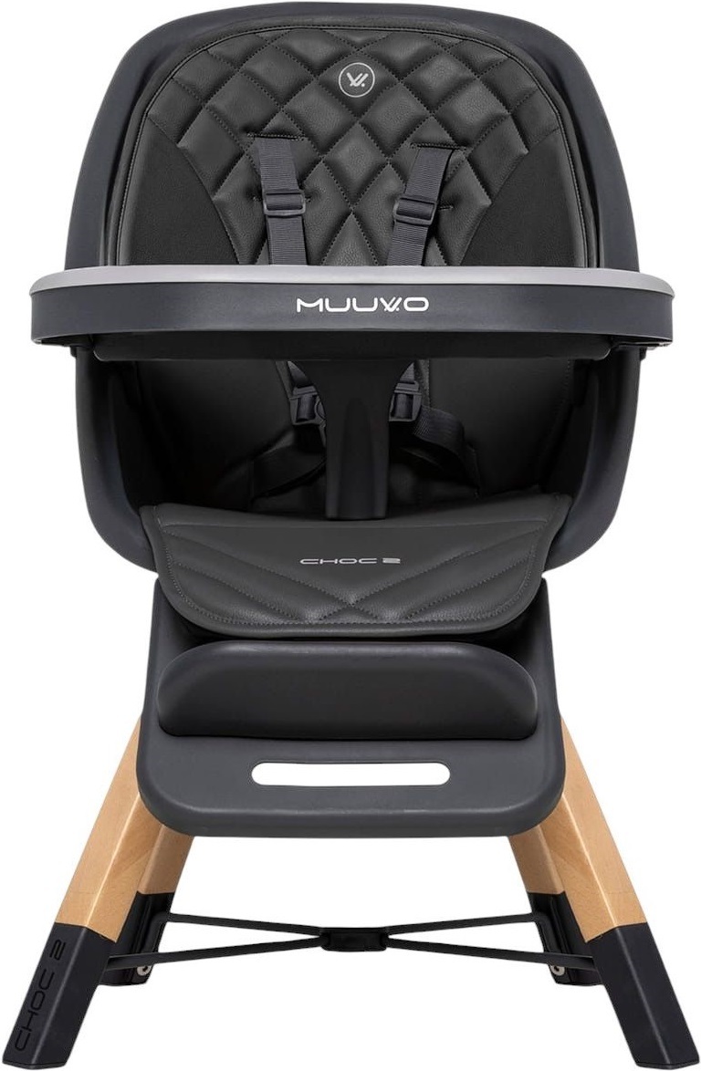 Стільчик для годування Muuvo Choc2 Graphite New (M-CHOC-2-GRAPHITE-NEW)фото5