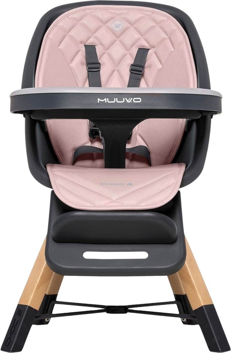 Стульчик для кормления Muuvo Choc2 Powder Pink New (M-CHOC-2-POWDER-PINK-NEW) фото 5