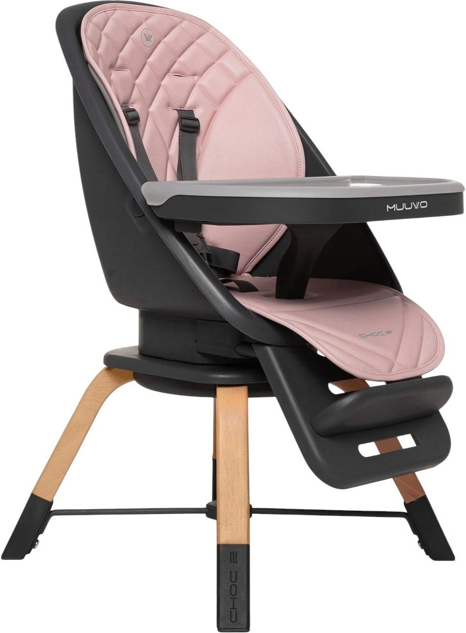 Стульчик для кормления Muuvo Choc2 Powder Pink New (M-CHOC-2-POWDER-PINK-NEW) фото 4
