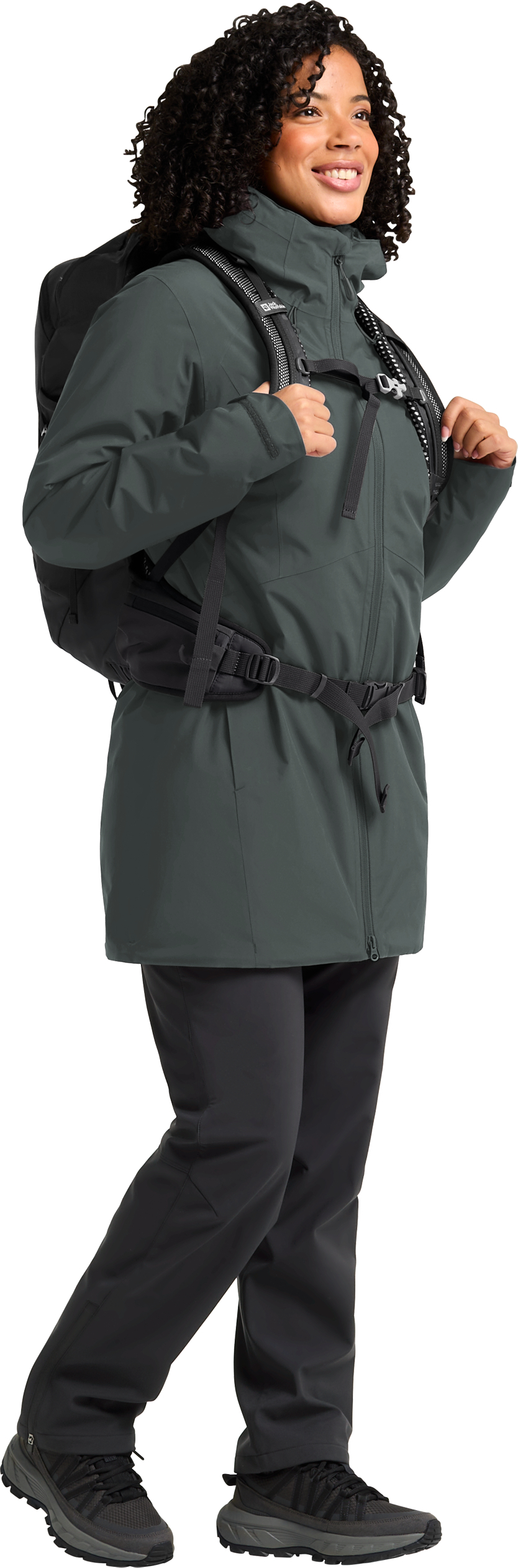 Куртка зимняя женская Jack Wolfskin Heidelstein Ins Jkt W 1115681_4136 XL серо-зеленая фото 3