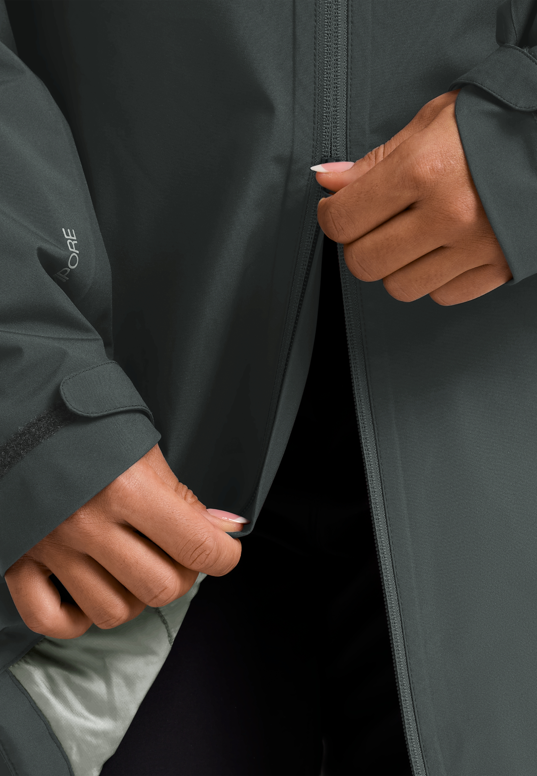 Куртка зимняя женская Jack Wolfskin Heidelstein Ins Jkt W 1115681_4136 XL серо-зеленая фото 6