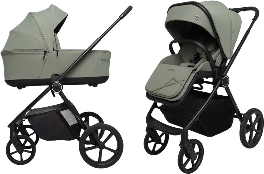 Коляска Muuvo 2в1 One Olive (MONE-W-2W1-OLIVE) фото 3