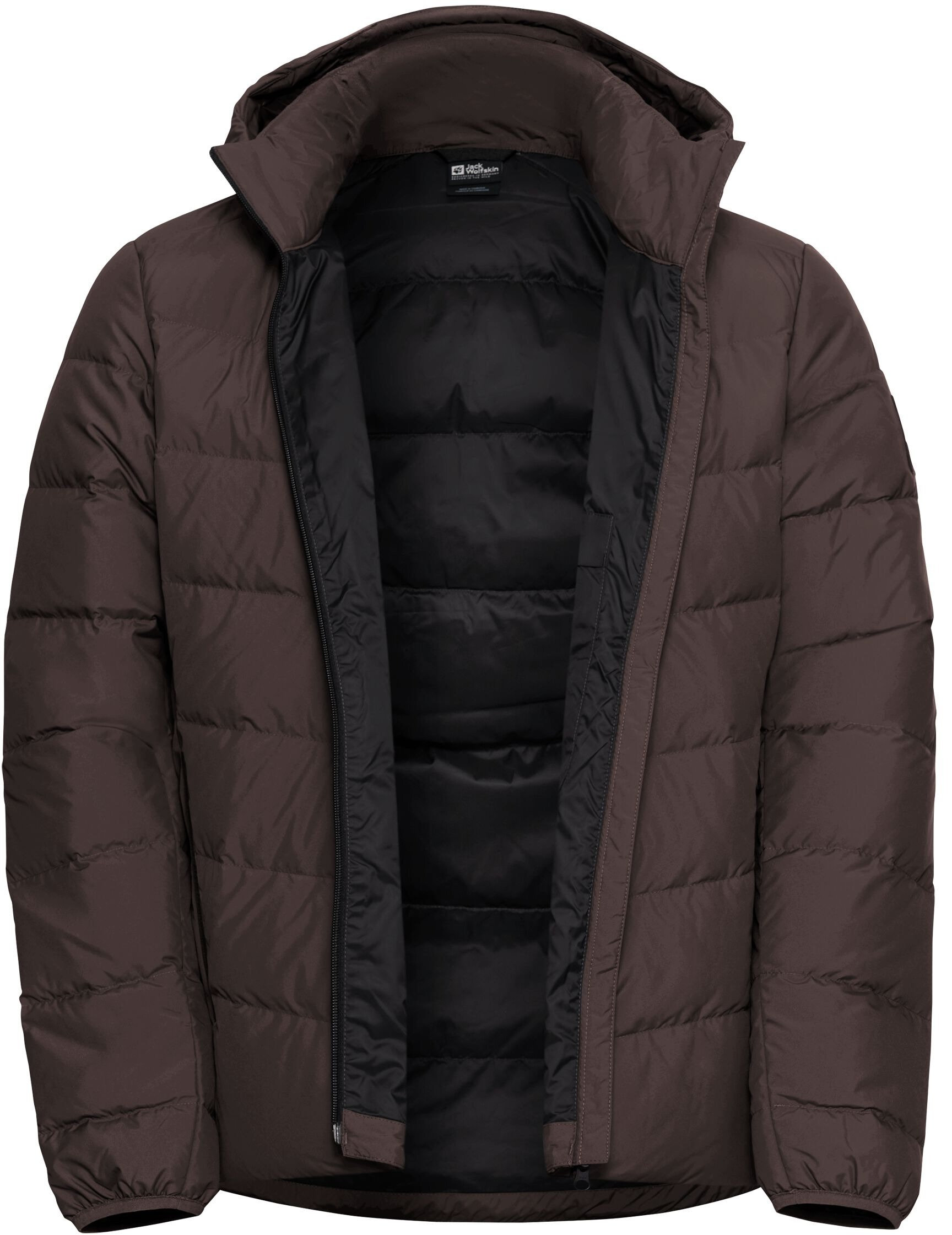 Пуховик мужской Jack Wolfskin Colonius Jkt M Rds 1207431_D0108 XXL коричневый фото9