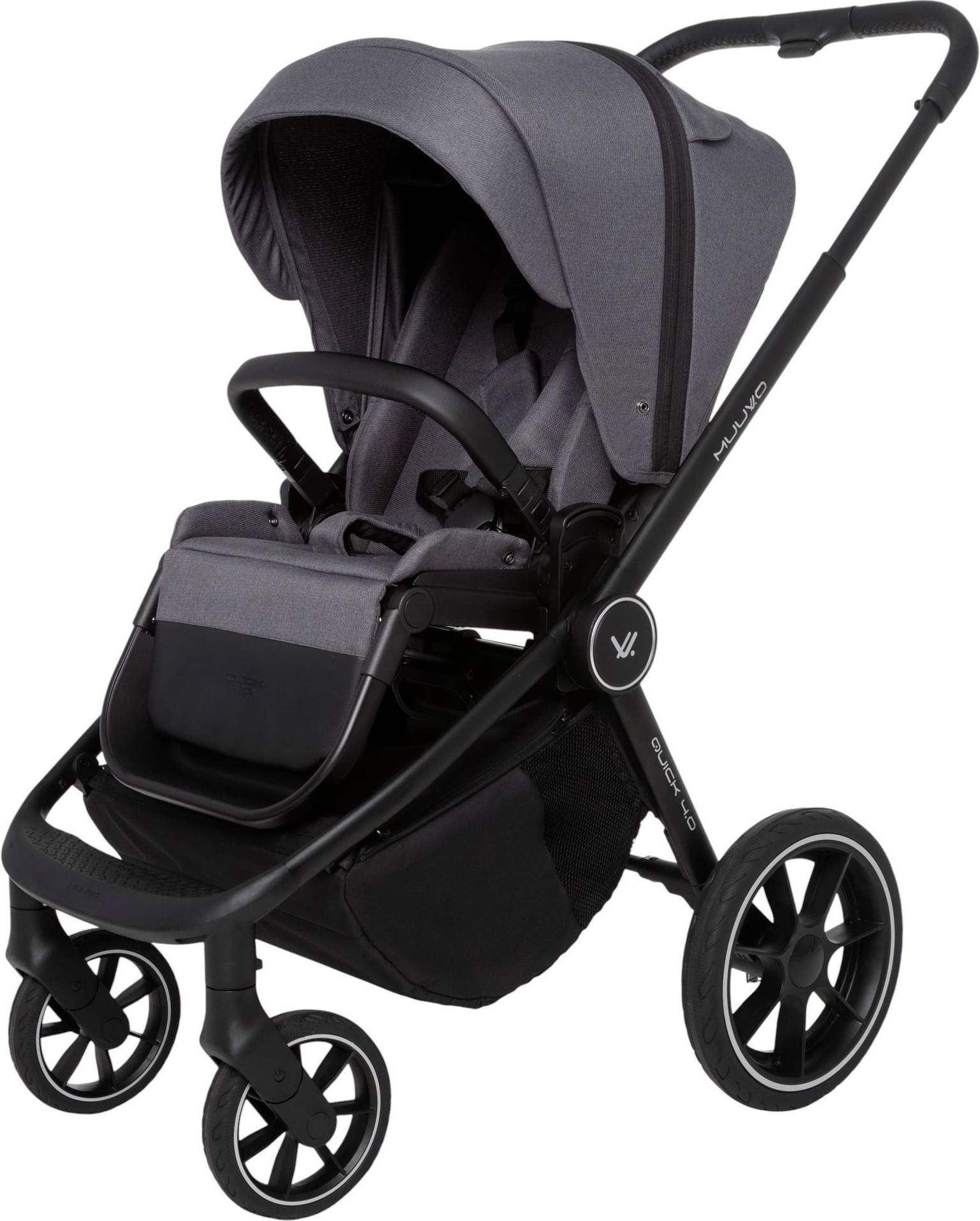 Коляска Muuvo 2в1 Trick Iron Graphite (MTRICK-W-IRON-GRAPH-2W1) фото 3