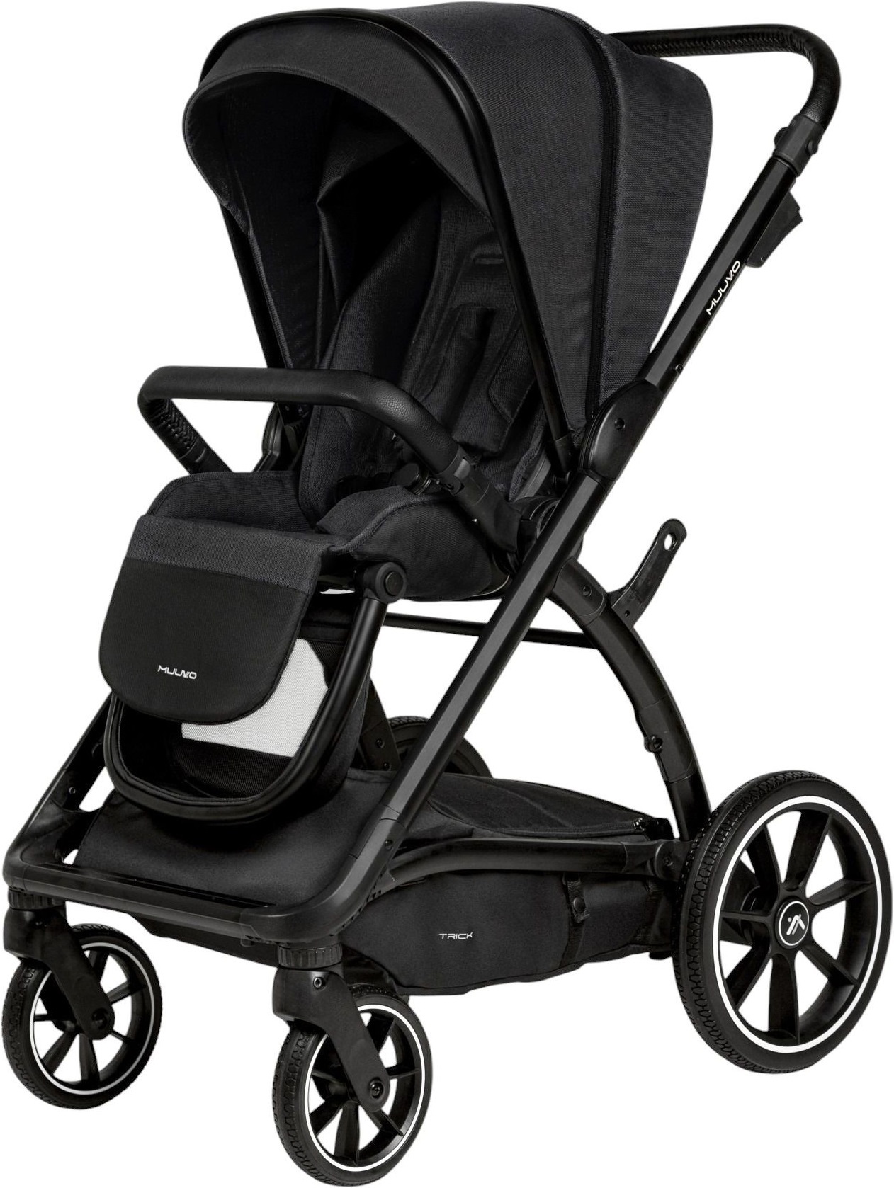 Коляска Muuvo 2в1 Trick Jet Black (MTRICK-W-JET-BLACK-2W1) фото 3