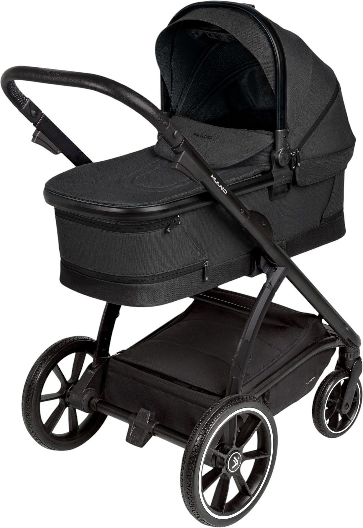 Коляска Muuvo 2в1 Trick Jet Black (MTRICK-W-JET-BLACK-2W1) фото 4