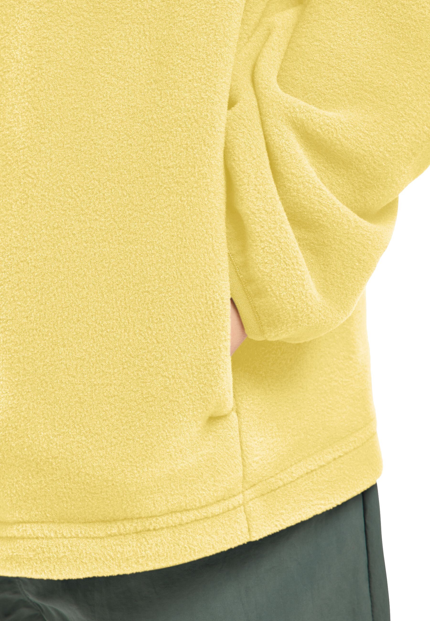 Кофта флисовая детская Jack Wolfskin Taunus Jacket K 1609482_M0064 152 желтая фото 9