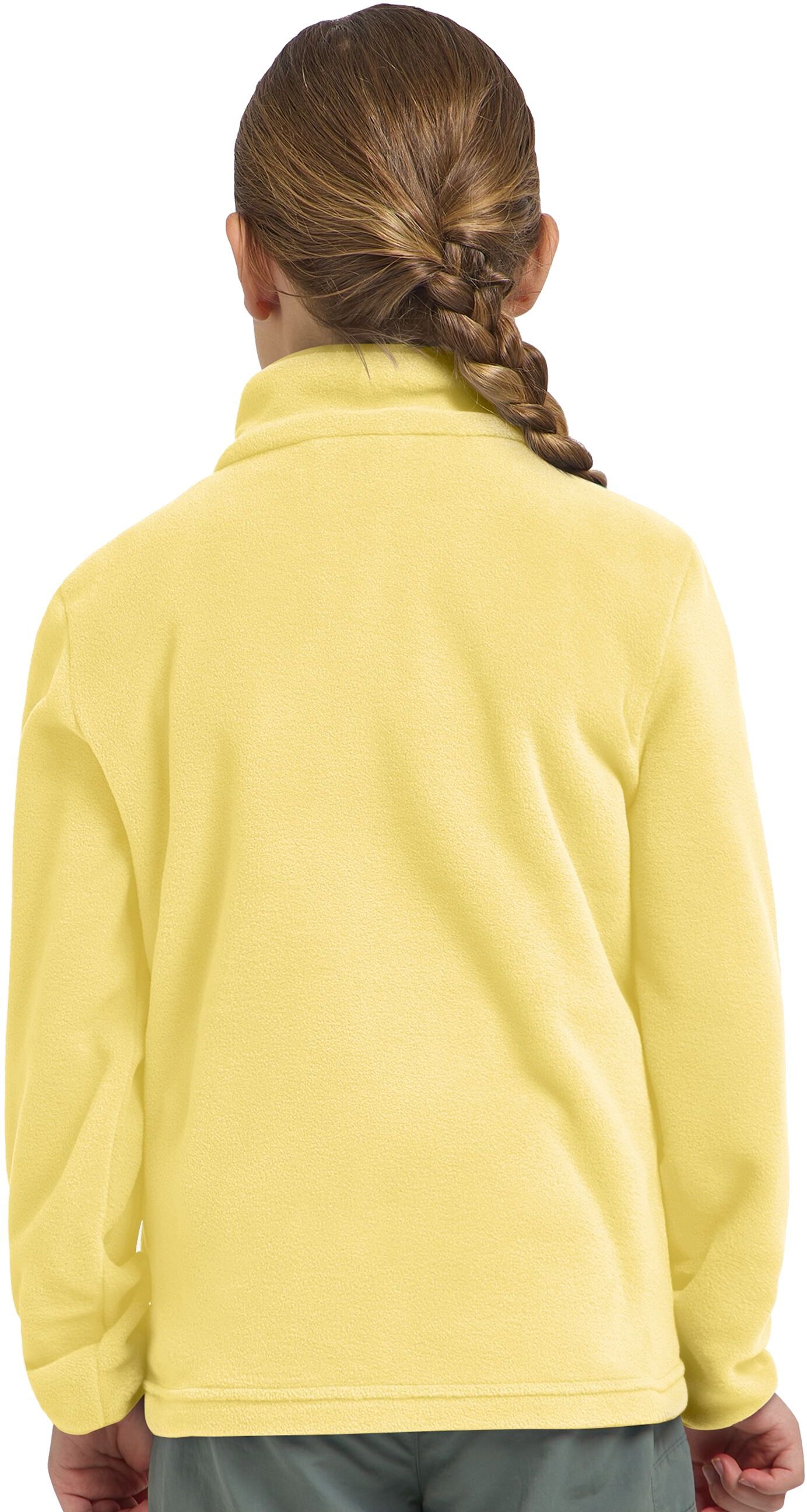 Кофта флисовая детская Jack Wolfskin Taunus Jacket K 1609482_M0064 152 желтая фото 4