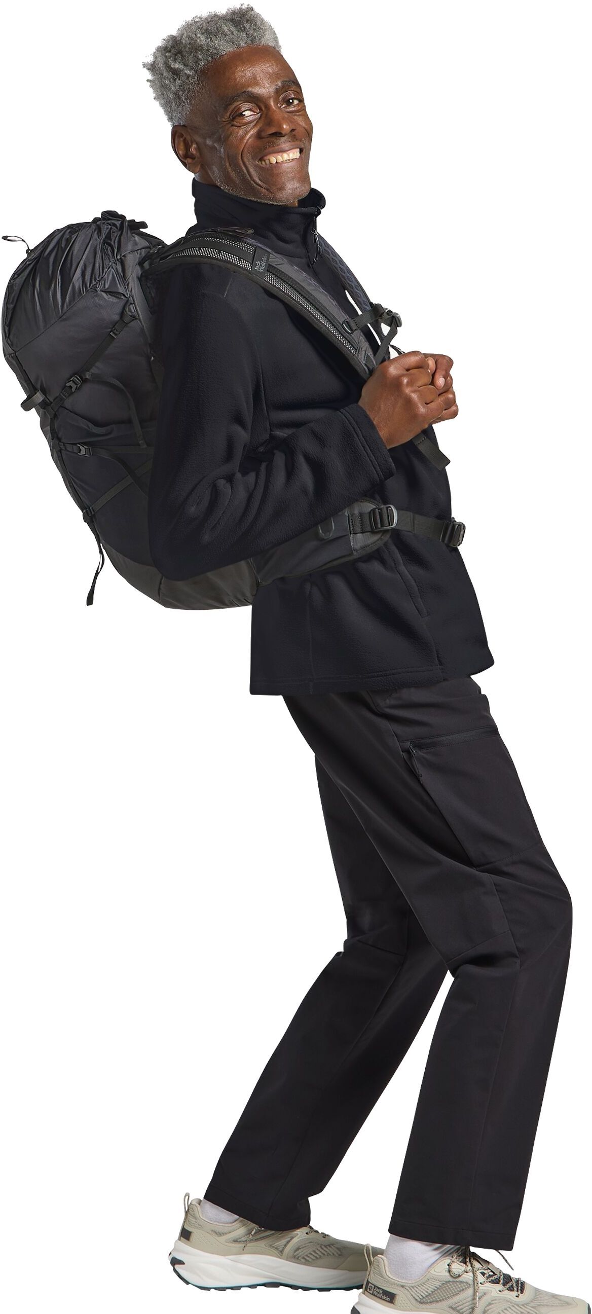 Кофта флисовая мужская Jack Wolfskin Winterstein Fz M 1711371_6000 XXXL черная фото 7