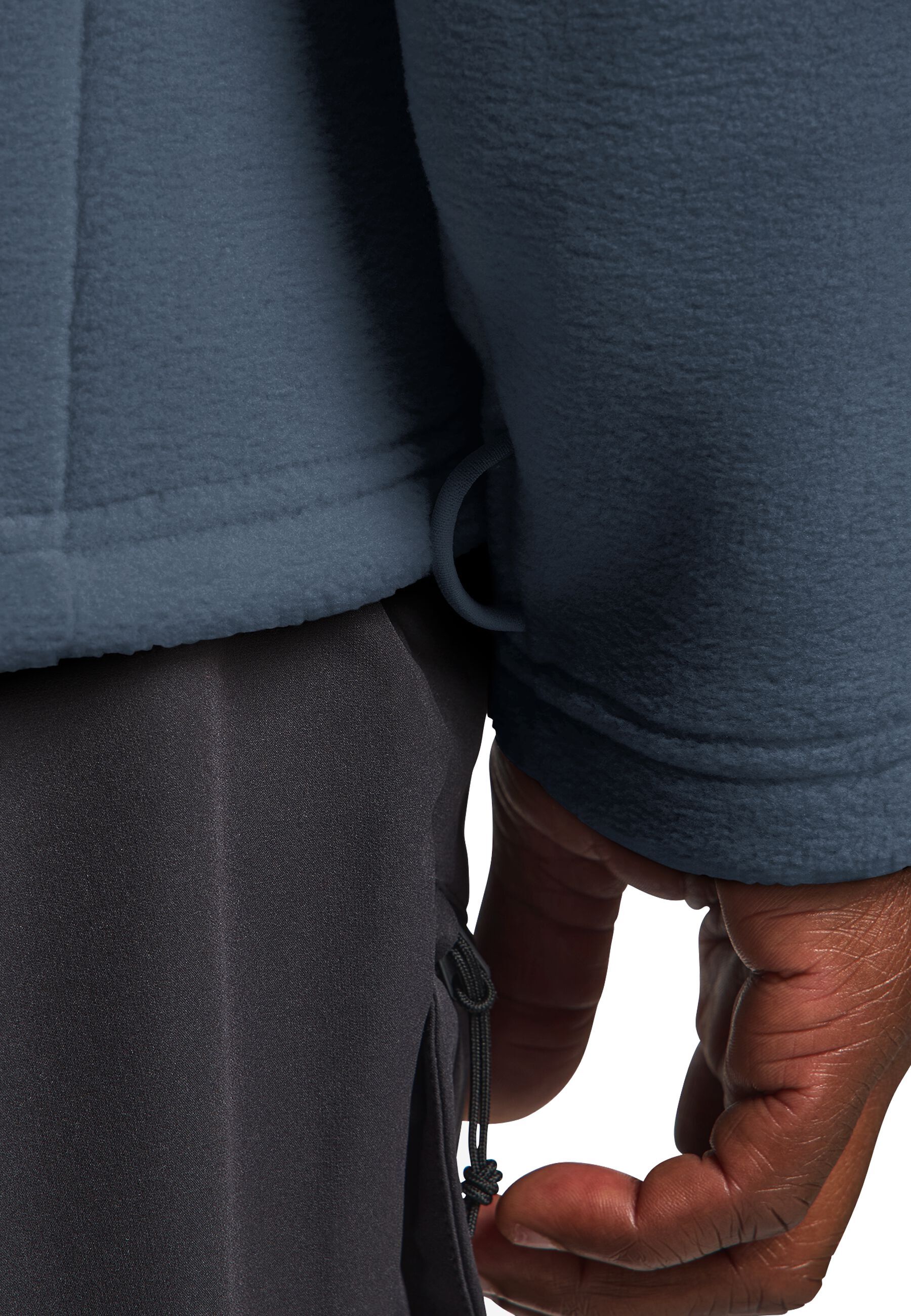 Кофта флісова чоловіча Jack Wolfskin Winterstein Fz M 1711371_C0412 XL темно-синяфото4