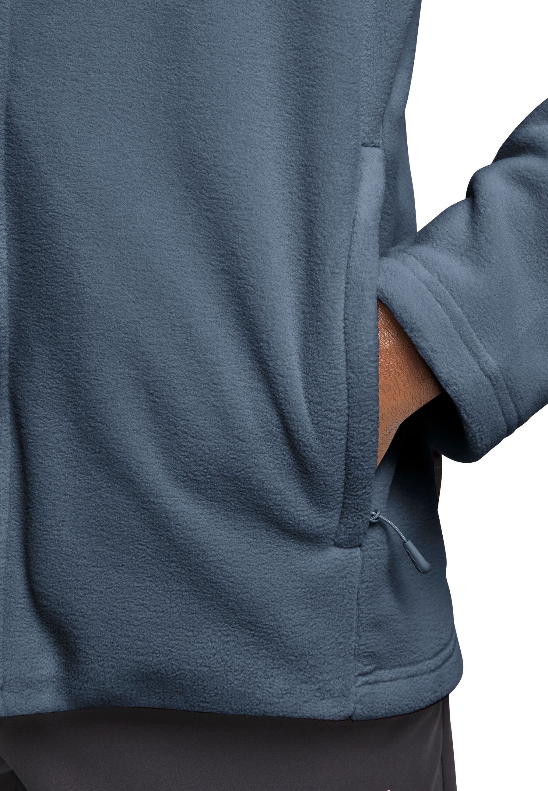 Кофта флісова чоловіча Jack Wolfskin Winterstein Fz M 1711371_C0412 XL темно-синяфото5