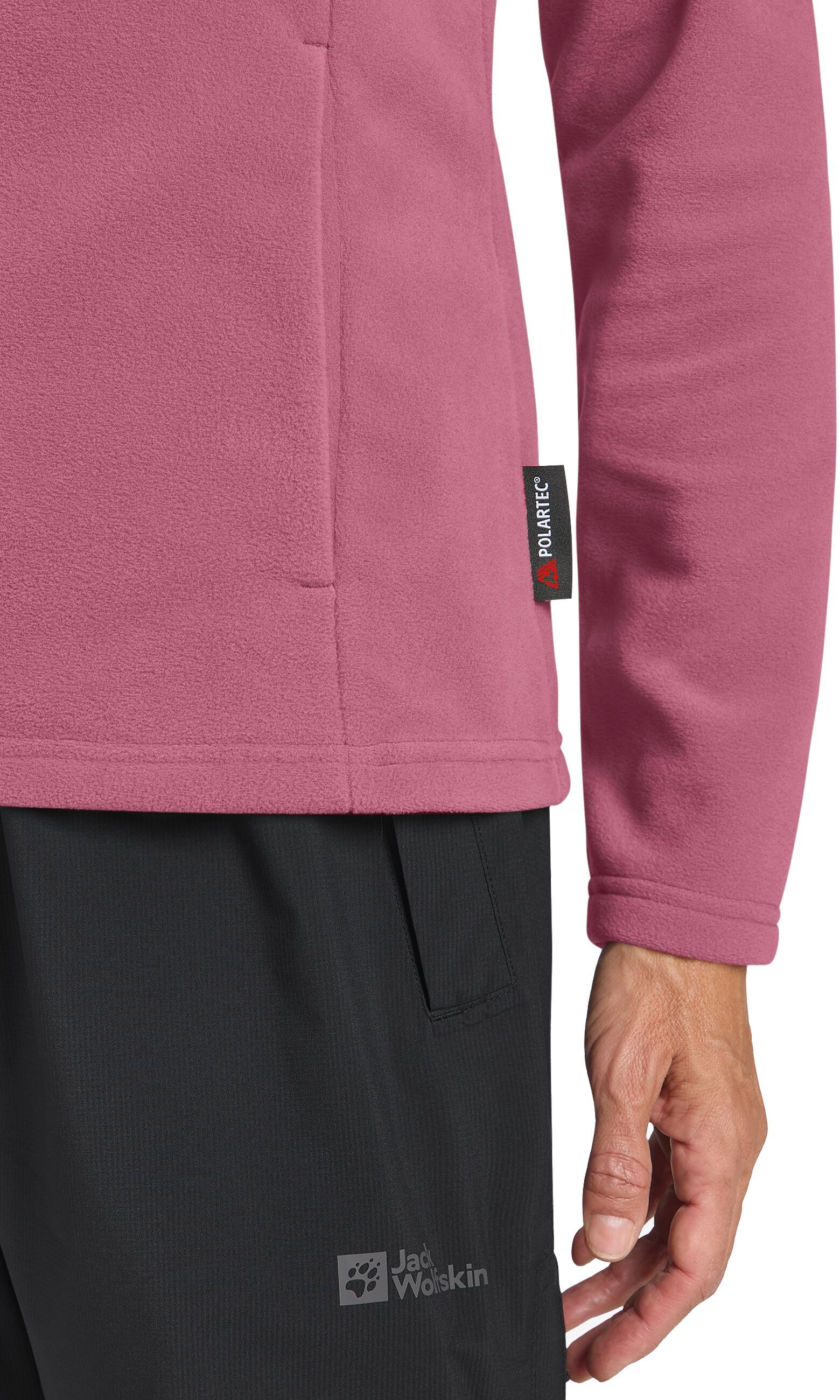 Кофта флісова жіноча Jack Wolfskin Taunus Fz W 1711391_5114 L рожевафото5