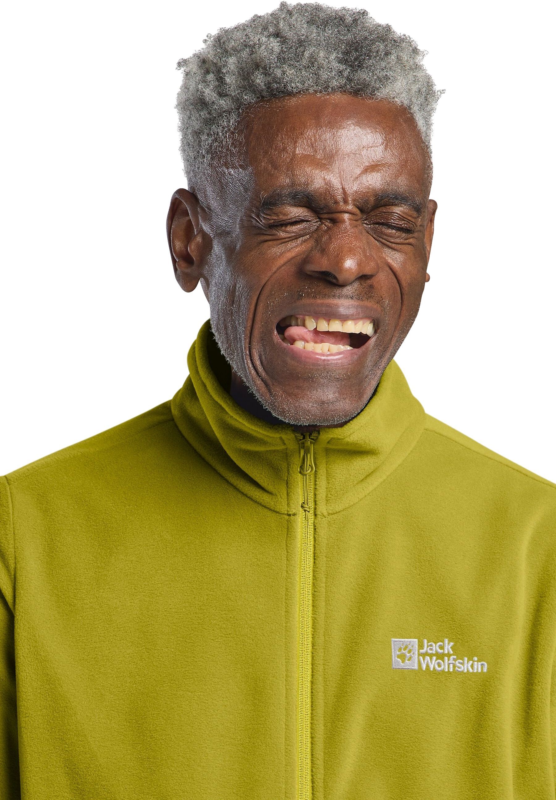 Кофта флісова чоловіча Jack Wolfskin Taunus Fz M 1711451_M0053 XXL жовтафото3