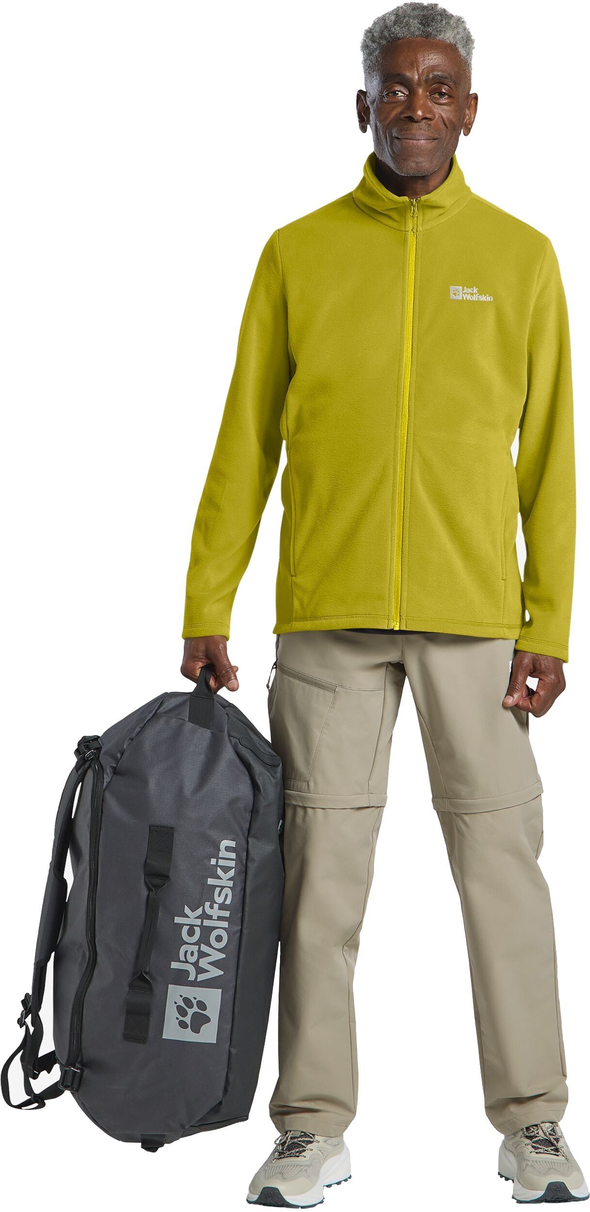 Кофта флісова чоловіча Jack Wolfskin Taunus Fz M 1711451_M0053 XXL жовтафото8