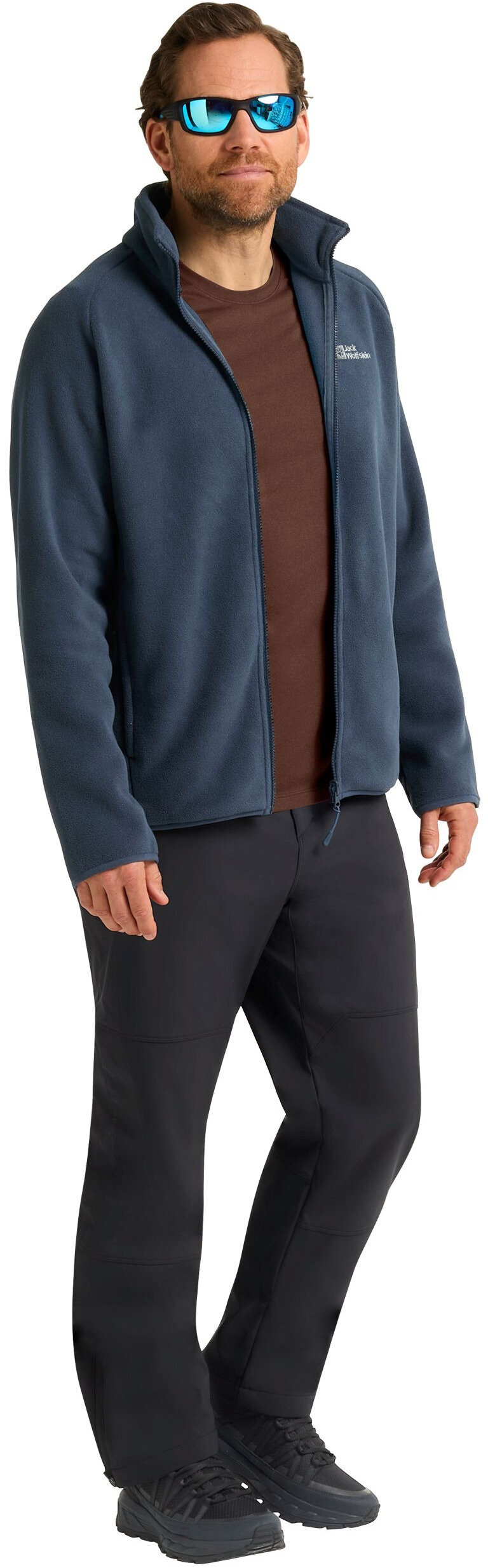 Лонгслів чоловіча Jack Wolfskin Sky Thermal L/S M 1808682_D0107 XXL коричневийфото