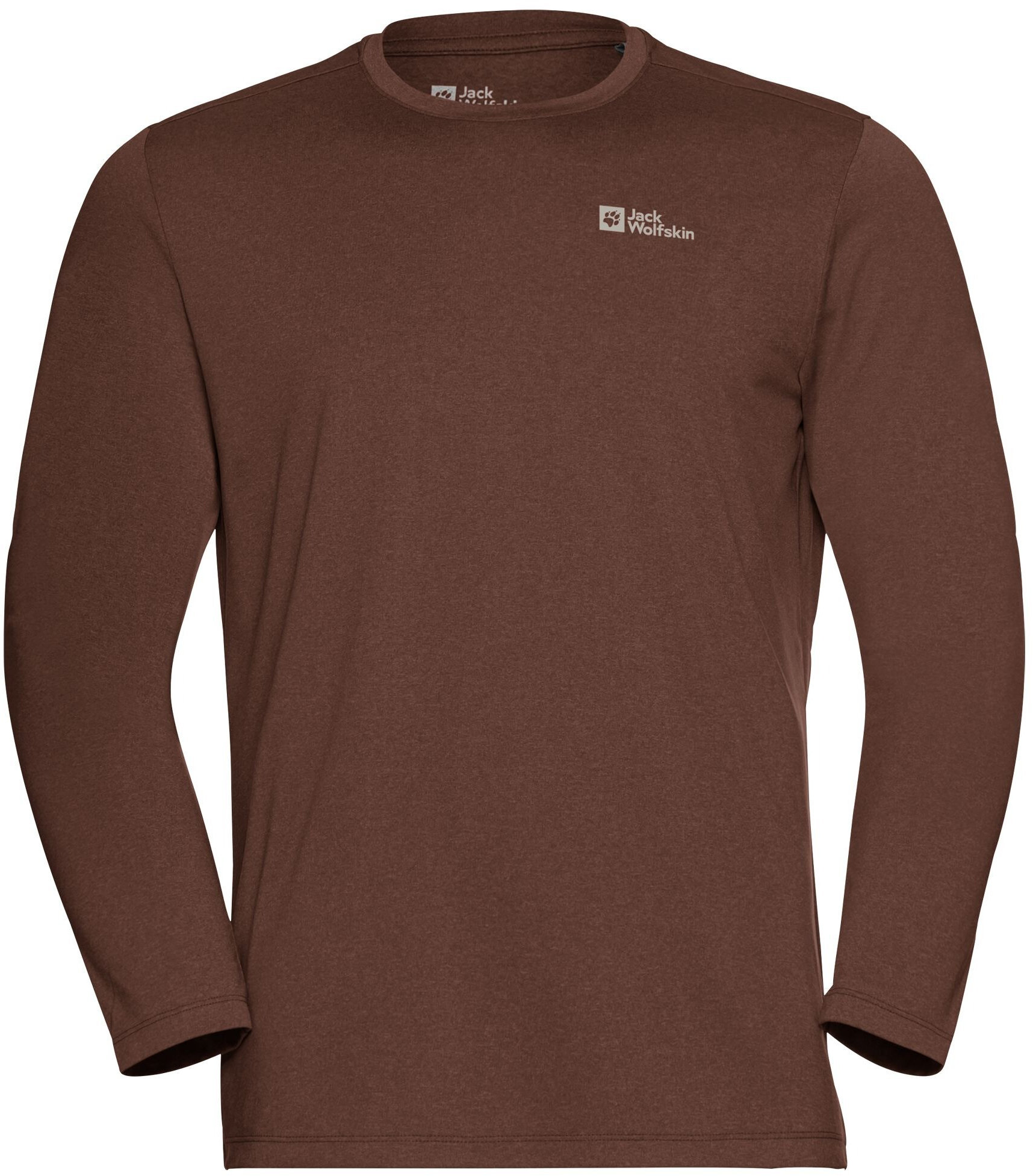 Лонгслів чоловіча Jack Wolfskin Sky Thermal L/S M 1808682_D0107 XXL коричневийфото